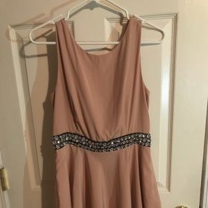 Jeweled Blush Dress